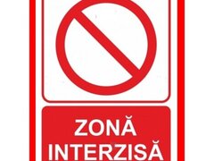 Placuta pentru zona interzisa
